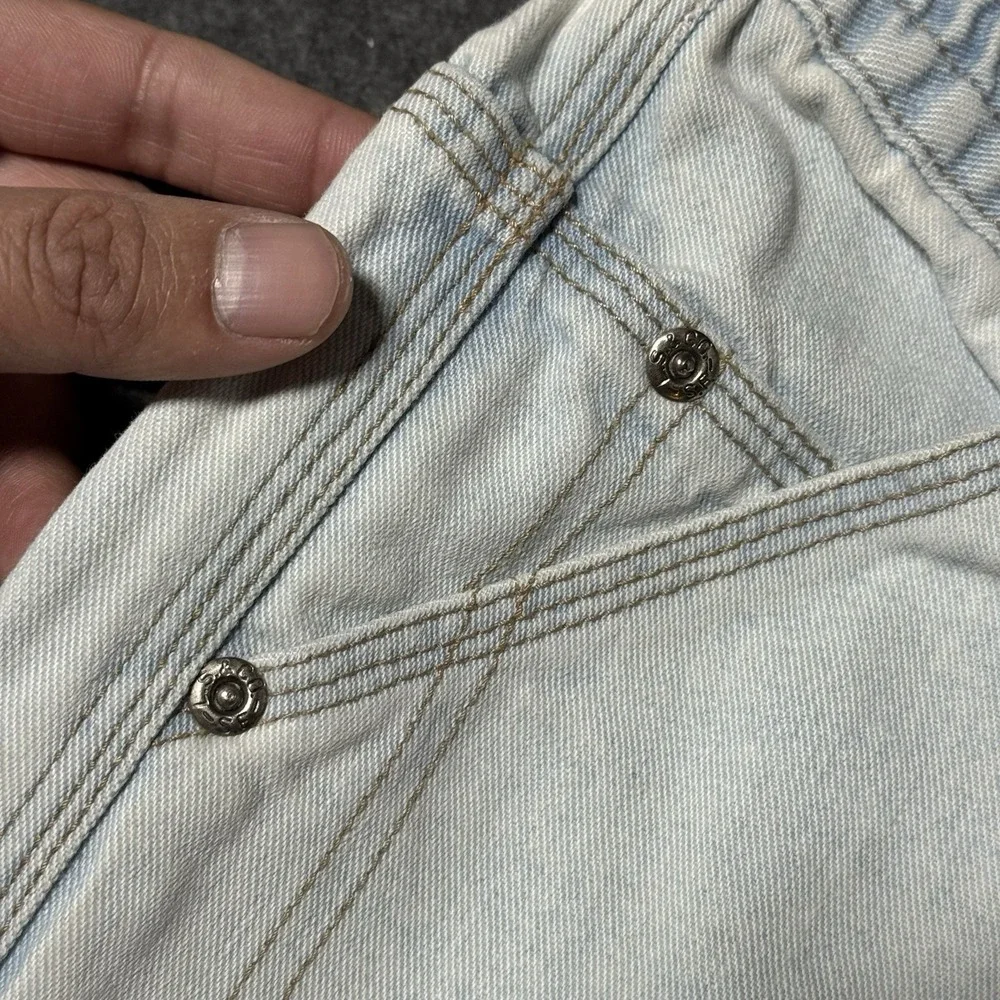 VTG 90s Levi's Sports Jeans RARE Utility Carpenter Denim Shorts Womens‎ 26 Retro